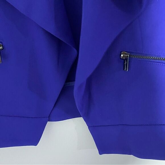 Calvin Klein Women’s Royal Blue Waterfall Front Softshell Jacket - Picture 2 of 4